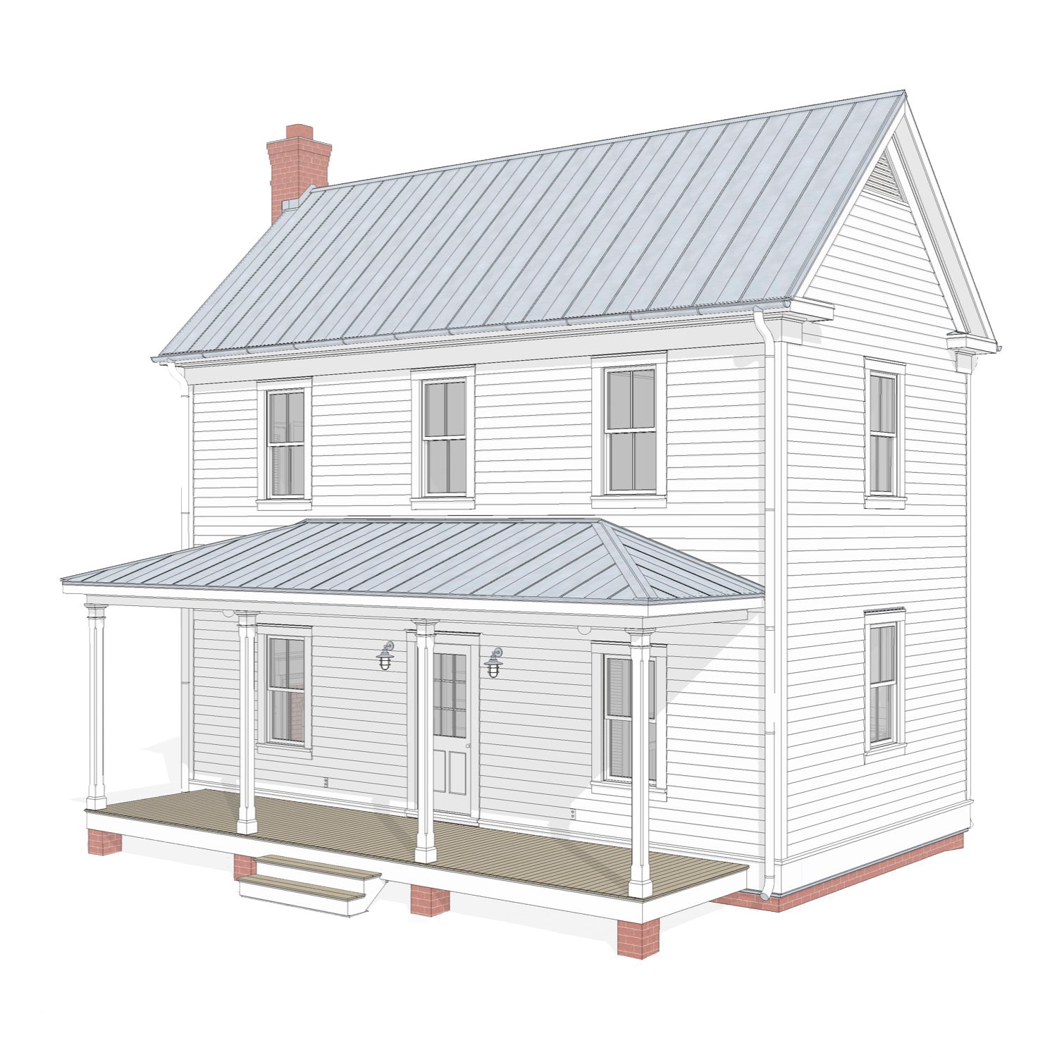old fashioned farmhouse plans